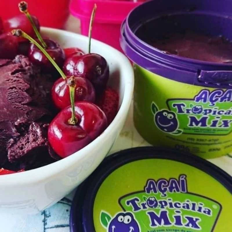 açaí de fábrica de pote